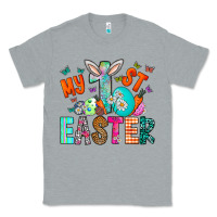 Heather Grey My 1st Easter Classic Tee - CowhideDigitalArt