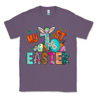 Lavender My 1st Easter Classic Tee - CowhideDigitalArt