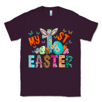 Plum My 1st Easter Classic Tee - CowhideDigitalArt
