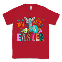 Red My 1st Easter Classic Tee - CowhideDigitalArt