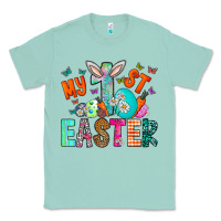 Seafoam My 1st Easter Classic Tee - CowhideDigitalArt