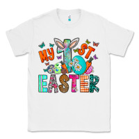 White My 1st Easter Classic Tee - CowhideDigitalArt