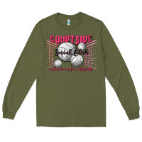 Army Green volleyball mom Long Sleeve Tee - MaliasSmallBusiness