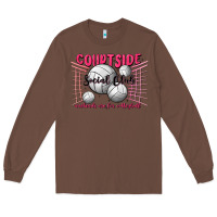 Chestnut volleyball mom Long Sleeve Tee - MaliasSmallBusiness