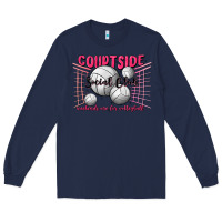 Navy volleyball mom Long Sleeve Tee - MaliasSmallBusiness