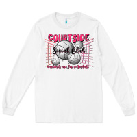 White volleyball mom Long Sleeve Tee - MaliasSmallBusiness
