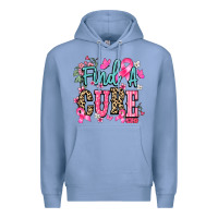 Colony Blue find a cure Premium Hoodie - NancyCooperArtShop