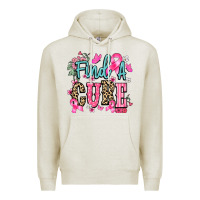 Oatmeal Heather find a cure Premium Hoodie - NancyCooperArtShop