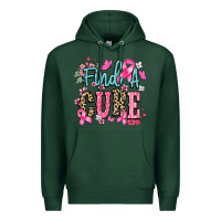 Sports Green find a cure Premium Hoodie - NancyCooperArtShop