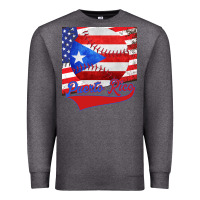 Charcoal Heather Puerto Rico Baseball Premium Sweatshirt - Bettercallsaul