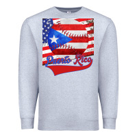 Heather Grey Puerto Rico Baseball Premium Sweatshirt - Bettercallsaul