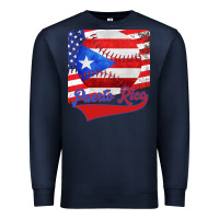Navy Puerto Rico Baseball Premium Sweatshirt - Bettercallsaul