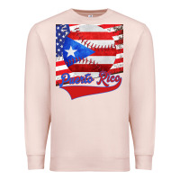 Pale Pink Puerto Rico Baseball Premium Sweatshirt - Bettercallsaul
