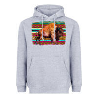 Heather Grey Aztec Buffalo Heavyweight Hoodie - Bettercallsaul