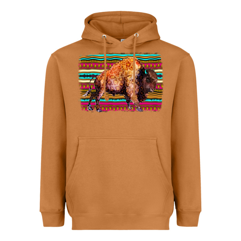 Aztec Buffalo Heavyweight Hoodie by Bettercallsaul | Teevron