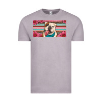 Vintage Zinc english bulldog floral license plate Vintage Tee - Artiststas