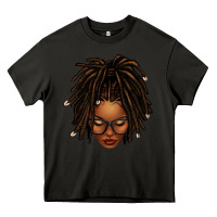 Asphalt afro locs messy bun Heavy Core Tee - texasbilliewilder
