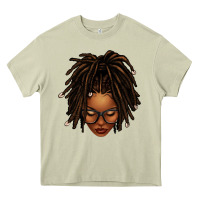 Mossy afro locs messy bun Heavy Core Tee - texasbilliewilder
