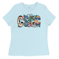 Baby Blue cscc cutaneous squamous cell cancer Ladies Tee - Zillion Design Studio
