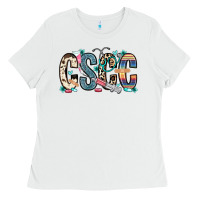White cscc cutaneous squamous cell cancer Ladies Tee - Zillion Design Studio