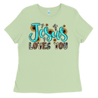 Matcha jesus loves you Ladies Tee - JahusDesignShop