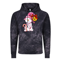 Cloud Black winter pink snowman Vintage Hoodie - AdoDesignShop