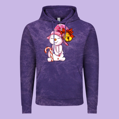 Winter Pink Snowman Vintage Hoodie Designed By Adodesignshop