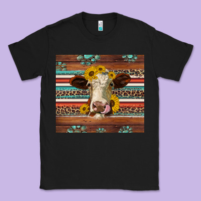Western Sunflowers Gemstone Heifer Classic Tee Designed By Jasminsmagicworld