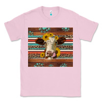 Bubblegum Pink western sunflowers gemstone heifer Classic Tee - Jasminsmagicworld