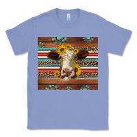 Colony Blue western sunflowers gemstone heifer Classic Tee - Jasminsmagicworld