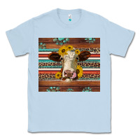 Dusty Blue western sunflowers gemstone heifer Classic Tee - Jasminsmagicworld