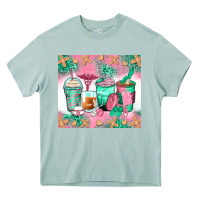 Arona nurse coffee cups Heavy Core Tee - Zillion Design Studio