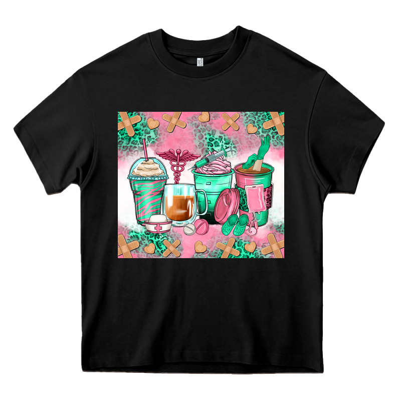 Nurse Coffee Cups Heavy Core Tee by Zillion Design Studio | Teevron