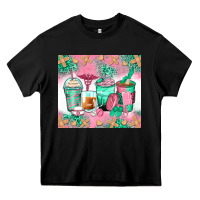 Black nurse coffee cups Heavy Core Tee - Zillion Design Studio