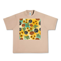 Burro leopard pumpkin cactus sunflower seamless Urban Heavy Tee - AdoDesignShop