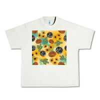Pistachio leopard pumpkin cactus sunflower seamless Urban Heavy Tee - AdoDesignShop