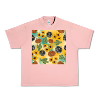 Salmon leopard pumpkin cactus sunflower seamless Urban Heavy Tee - AdoDesignShop
