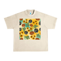 Sandshell leopard pumpkin cactus sunflower seamless Urban Heavy Tee - AdoDesignShop