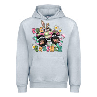 Heather Grey Egg crusher monster truck Urban Hoodie - CowGirlArtShop