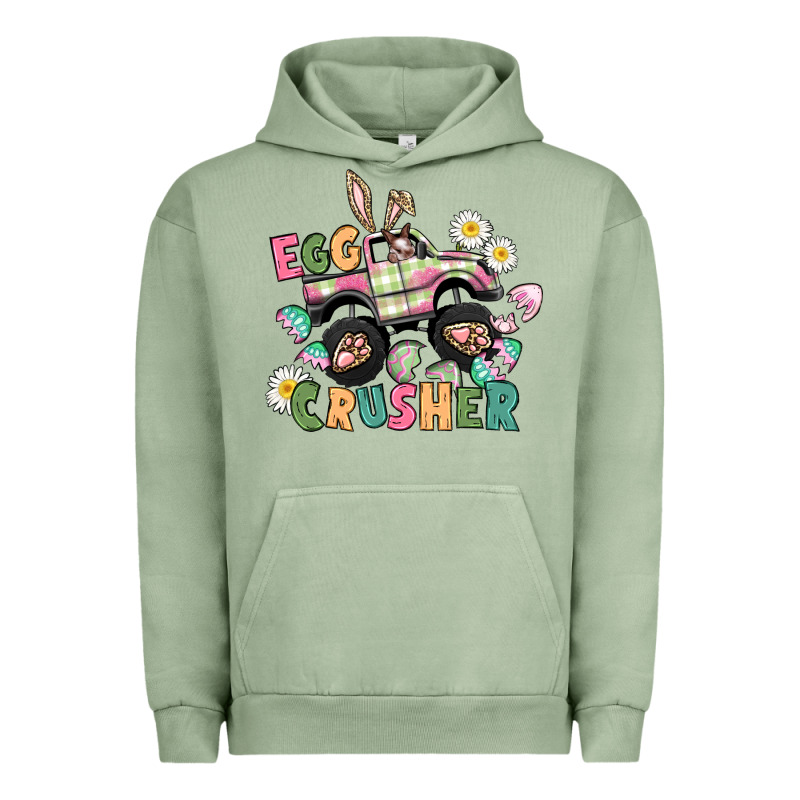 Egg Crusher Monster Truck Urban Hoodie by CowGirlArtShop | Teevron