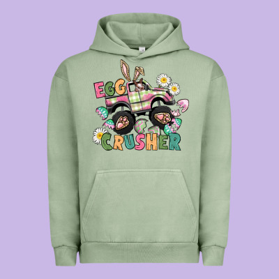 Egg Crusher Monster Truck Urban Hoodie Designed By Cowgirlartshop