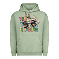 Pigment Oil Green Egg crusher monster truck Urban Hoodie - CowGirlArtShop
