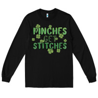 Black pinches get stitches Long Sleeve Tee - MaliasSmallBusiness