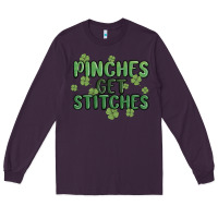 Plum pinches get stitches Long Sleeve Tee - MaliasSmallBusiness