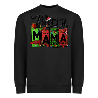 Black merry mama Christmas Heavyweight Sweatshirt - Jasminsmagicworld