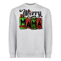 Merry Mama Christmas Heavyweight Sweatshirt | Teevron