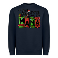 Navy merry mama Christmas Heavyweight Sweatshirt - Jasminsmagicworld