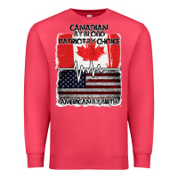 Cardinal American By Birth Canadian By Blood Patriot By Choice Premium Sweatshirt - Bettercallsaul
