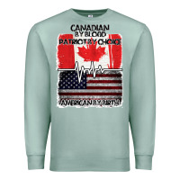 Seafoam American By Birth Canadian By Blood Patriot By Choice Premium Sweatshirt - Bettercallsaul