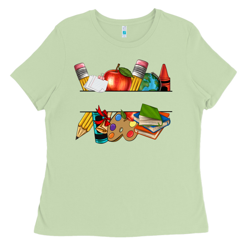 Teacher Name Frame Custom Ladies Tee by texasbilliewilder | Teevron